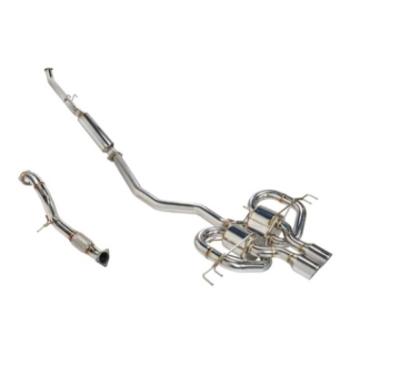 Picture of Remark 17-21 Honda Civic Type R FK8 Sports Touring Cat-Back Exhaust/Front Pipe - Stainless Steel