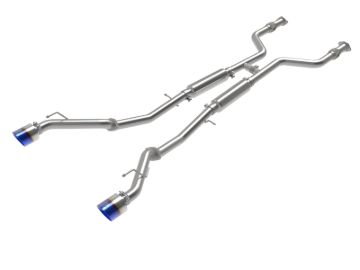 Picture of aFe POWER Takeda 2023 Nissan Z 2 1/2in 304 SS Cat-Back Exhaust System w/ Blue Flame Tips