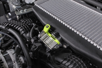 Picture of PERRIN 22-26 Subaru WRX / 19-25 Ascent / 20-25 Outback & Legacy Turbo TMIC Bracket - Neon Yellow