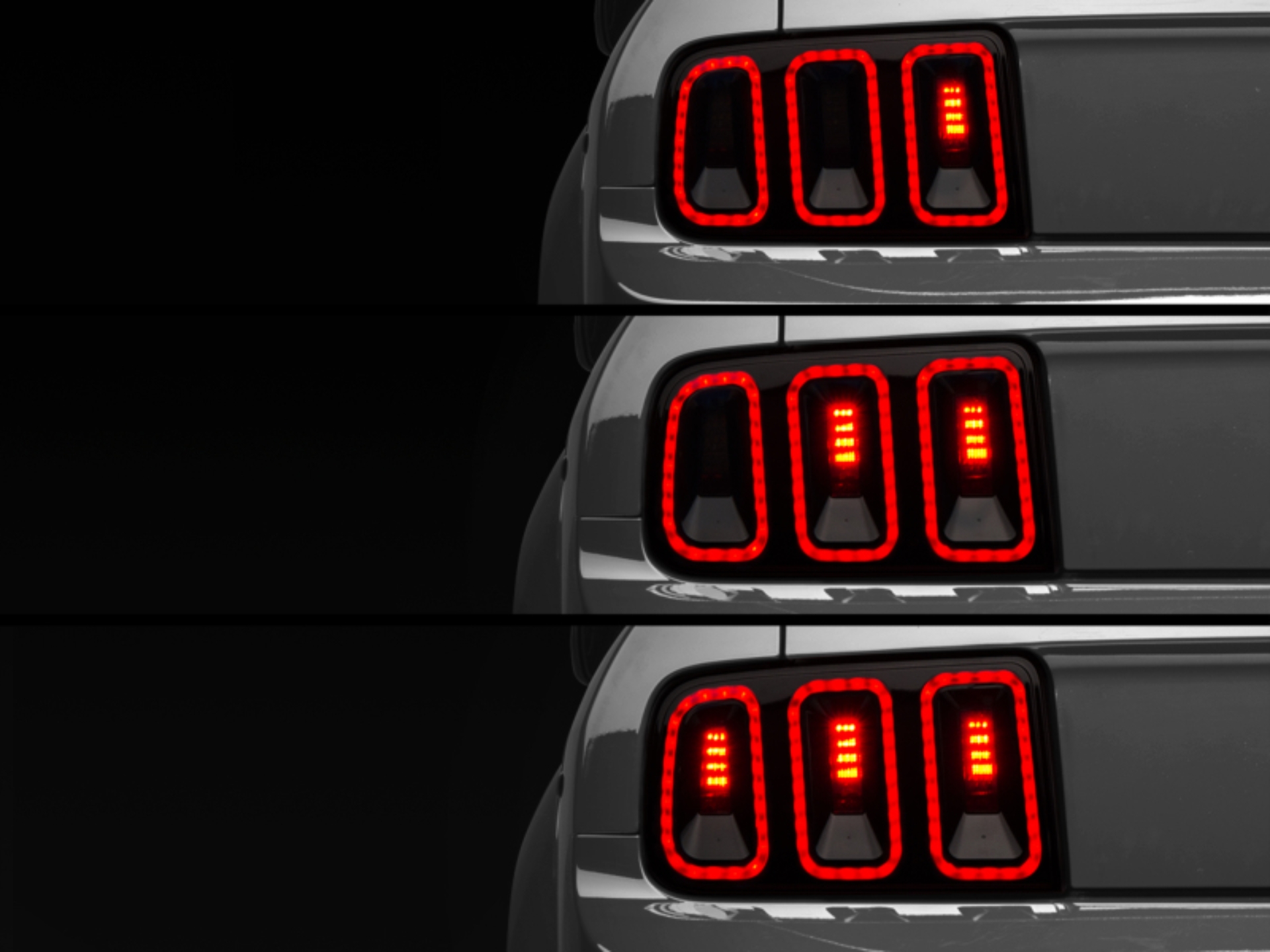 Picture of Raxiom 05-09 Ford Mustang Gen5 Tail Lights- Black Housing (Smoked Lens)