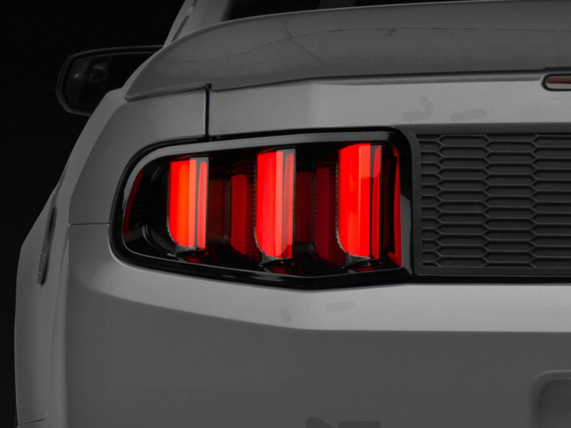 Picture of Raxiom 10-12 Ford Mustang Vector V2 LED Tail Lights - Gloss Black Housing (Clear Lens)