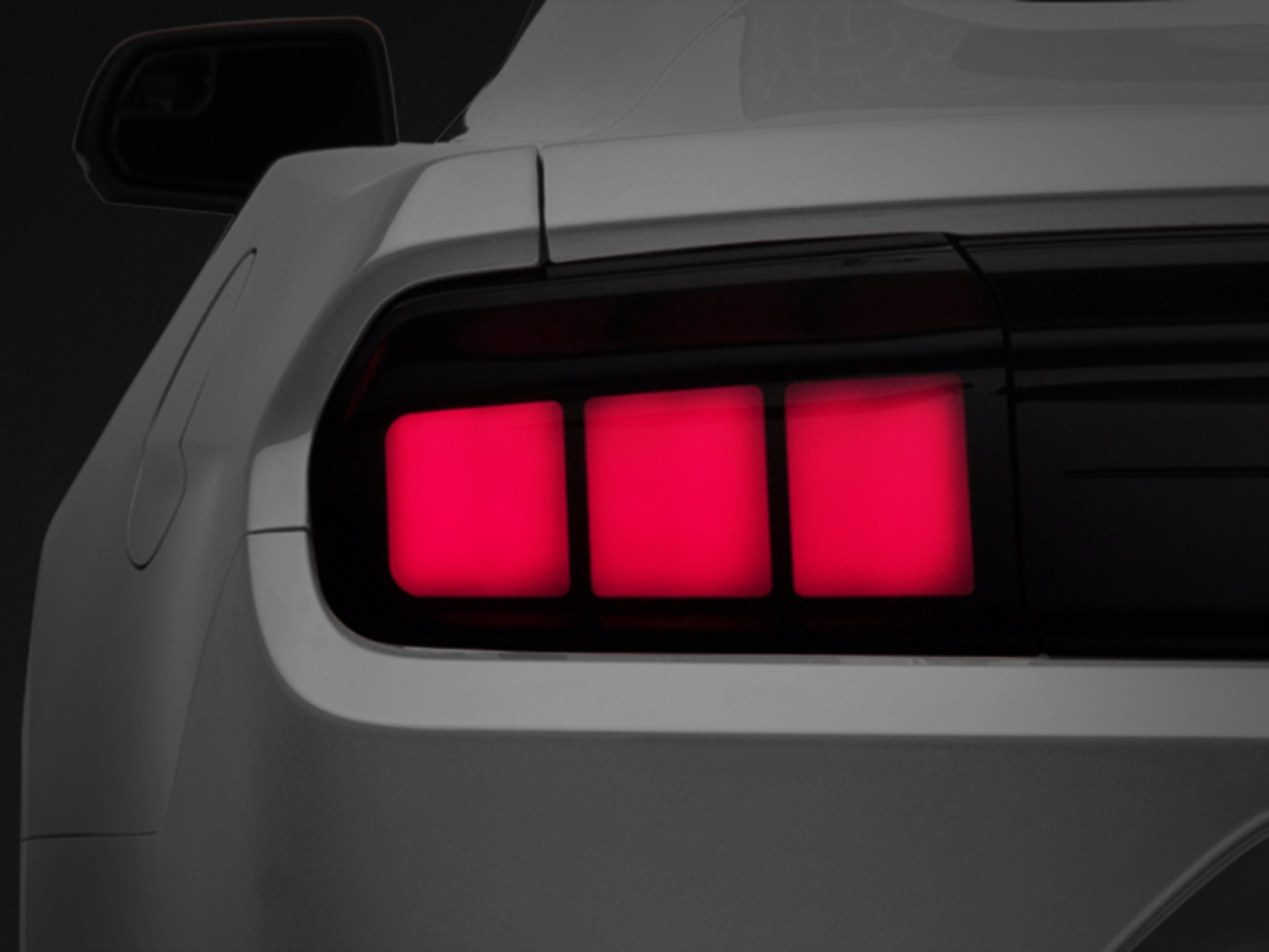 Picture of Raxiom 15-22 Ford Mustang Profile LED Tail Lights - Gloss Black Housing (Smoked Lens)