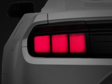 Picture of Raxiom 15-22 Ford Mustang Profile LED Tail Lights - Gloss Black Housing (Smoked Lens)