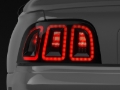 Picture of Raxiom 96-98 Ford Mustang Icon LED Tail Lights- Black Housing (Smoked Lens)