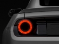 Picture of Raxiom 15-22 Ford Mustang Halo LED Tail Lights - Gloss Black Housing (Smoked Lens)