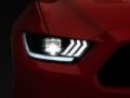 Picture of Raxiom 15-17 Ford Mustang GT350 GT500 LED Projector Headlights- Black Housing (Clear Lens)