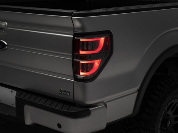 Picture of Raxiom 09-14 Ford F-150 G2 LED Tail Lights- Chrome Housing (Smoked Lens) (Styleside)