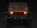 Picture of Raxiom 07-18 Jeep Wrangler JK LED Halo Headlights- Black Housing (Clear Lens)