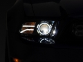 Picture of Raxiom 13-14 Ford Mustang LED Halo Projector Headlights- Black Housing (Clear Lens)