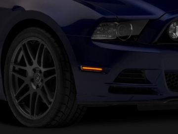 Picture of Raxiom 10-14 Ford Mustang Axial Series LED Side Marker Lights (Smoked)