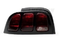 Picture of Raxiom 96-98 Ford Mustang Tail Lights- Black Housing (Smoked Lens)