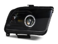Picture of Raxiom 05-09 Ford Mustang Halogen 2010 Style LED Halo Headlights-Blk Hsng(Clear Lens/Excludes GT500)