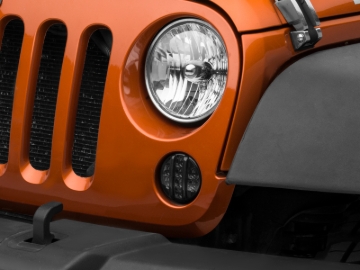 Picture of Raxiom 07-18 Jeep Wrangler JK Axial Series LED Front Turn Signals (Smoked)