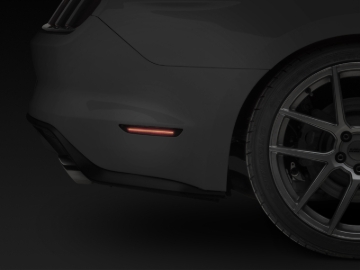 Picture of Raxiom 15-22 Ford Mustang Axial Series LED Side Marker Lights Rear (Smoked)