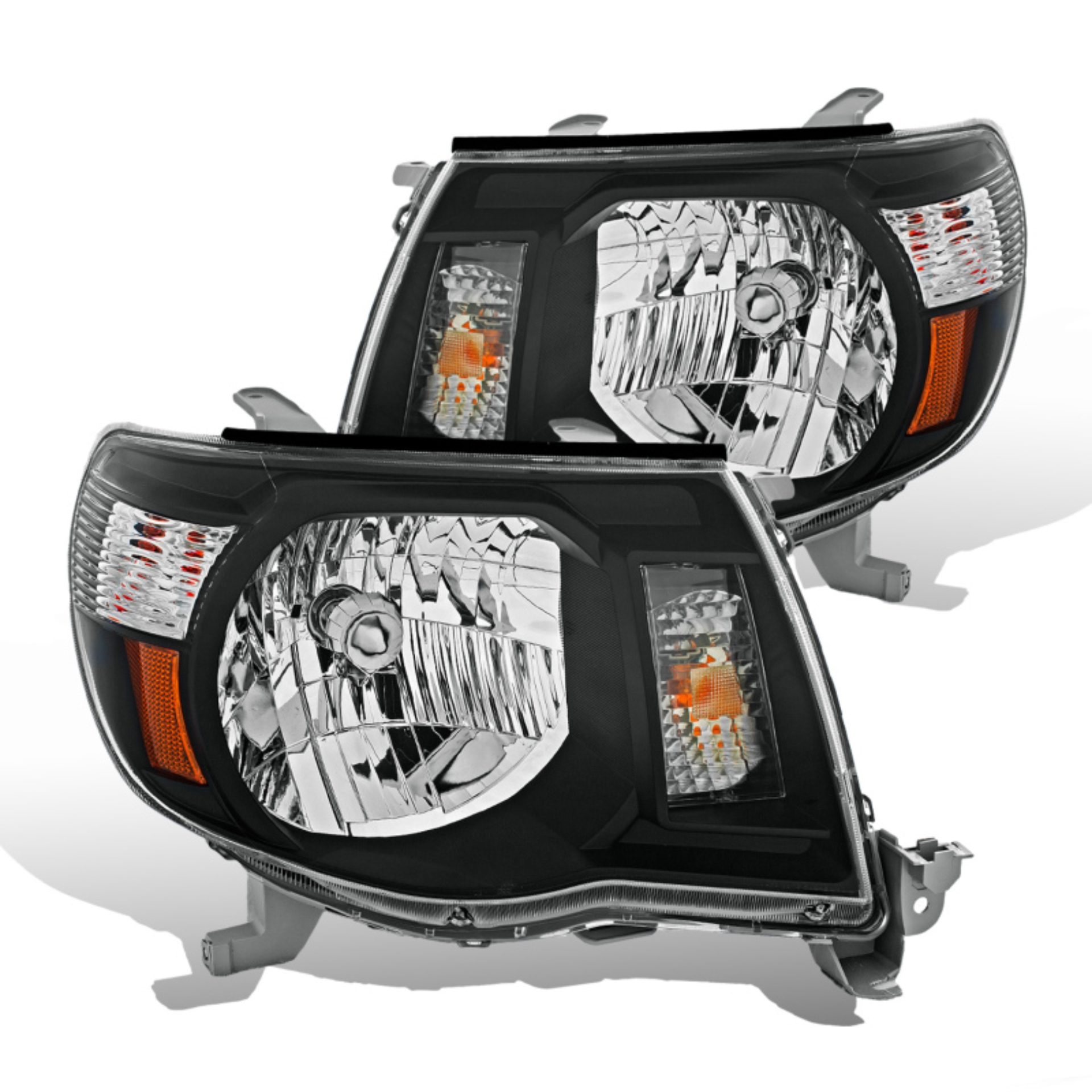 Picture of Raxiom 05-09 Toyota Tacoma Headlights- Black Housing (Clear Lens)