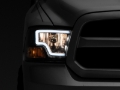 Picture of Raxiom 09-18 Dodge RAM 1500 LED Bar Headlights- Black Housing (Clear Lens)