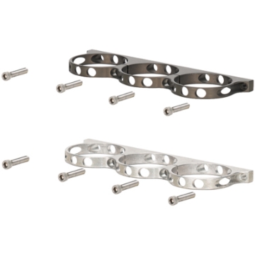 Picture of Wilwood Triple Aluminum Reservoir Lightweight Bracket w/ Mounting Screws - Anodized