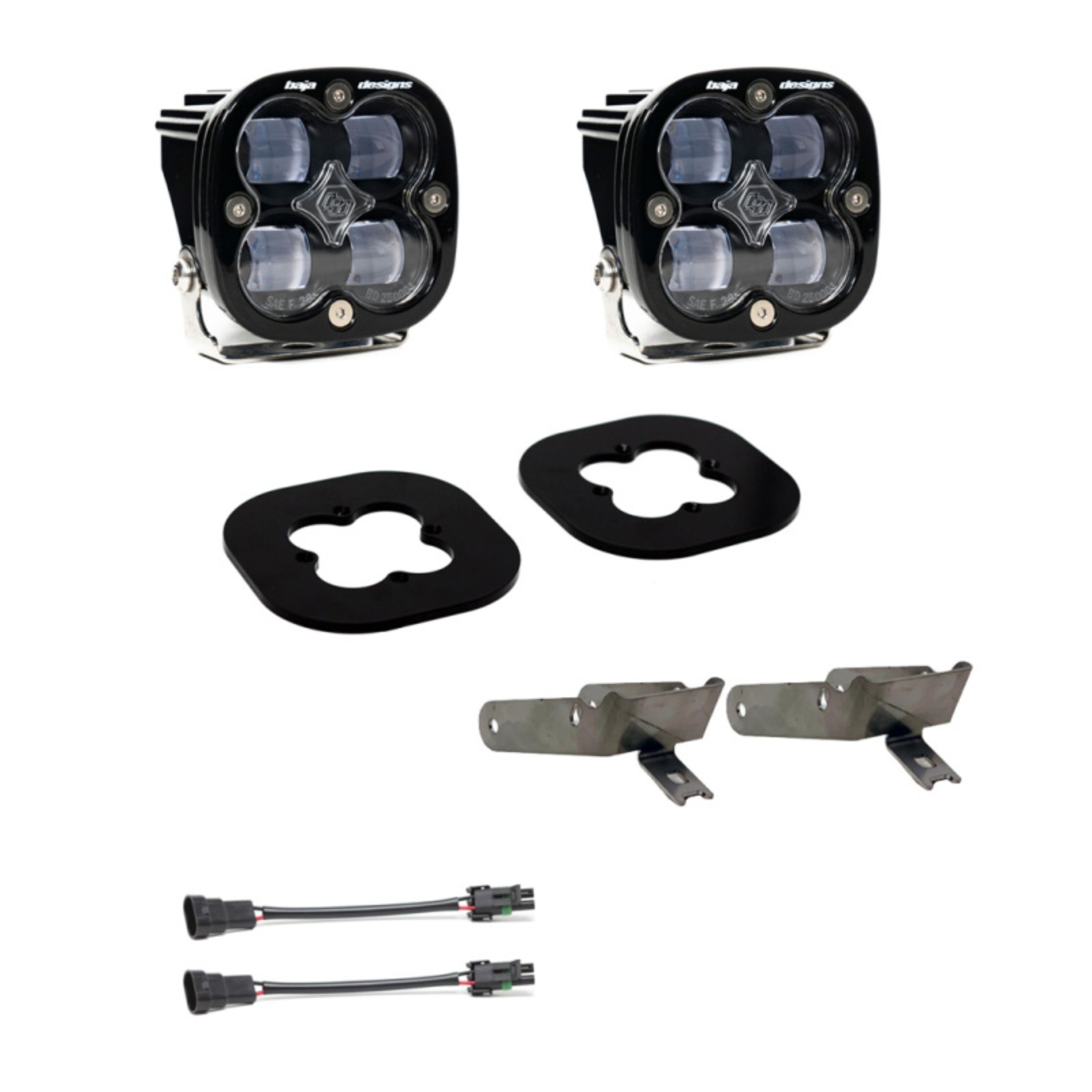 Picture of Baja Designs 11-16 Ford Super Duty Squadron Pro Series Fog Pocket Kit