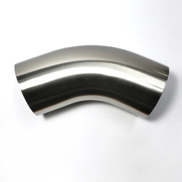Picture of Stainless Bros 2.13in SS304 45 Deg Mandrel Bend Elbow - 1D Radius 16GA/.065in Wall (Leg)