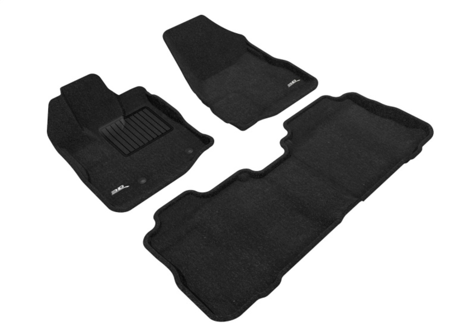 Picture of 3D MAXpider ACE Elegant-Combo-Black Floor Mats - L1GM00504709