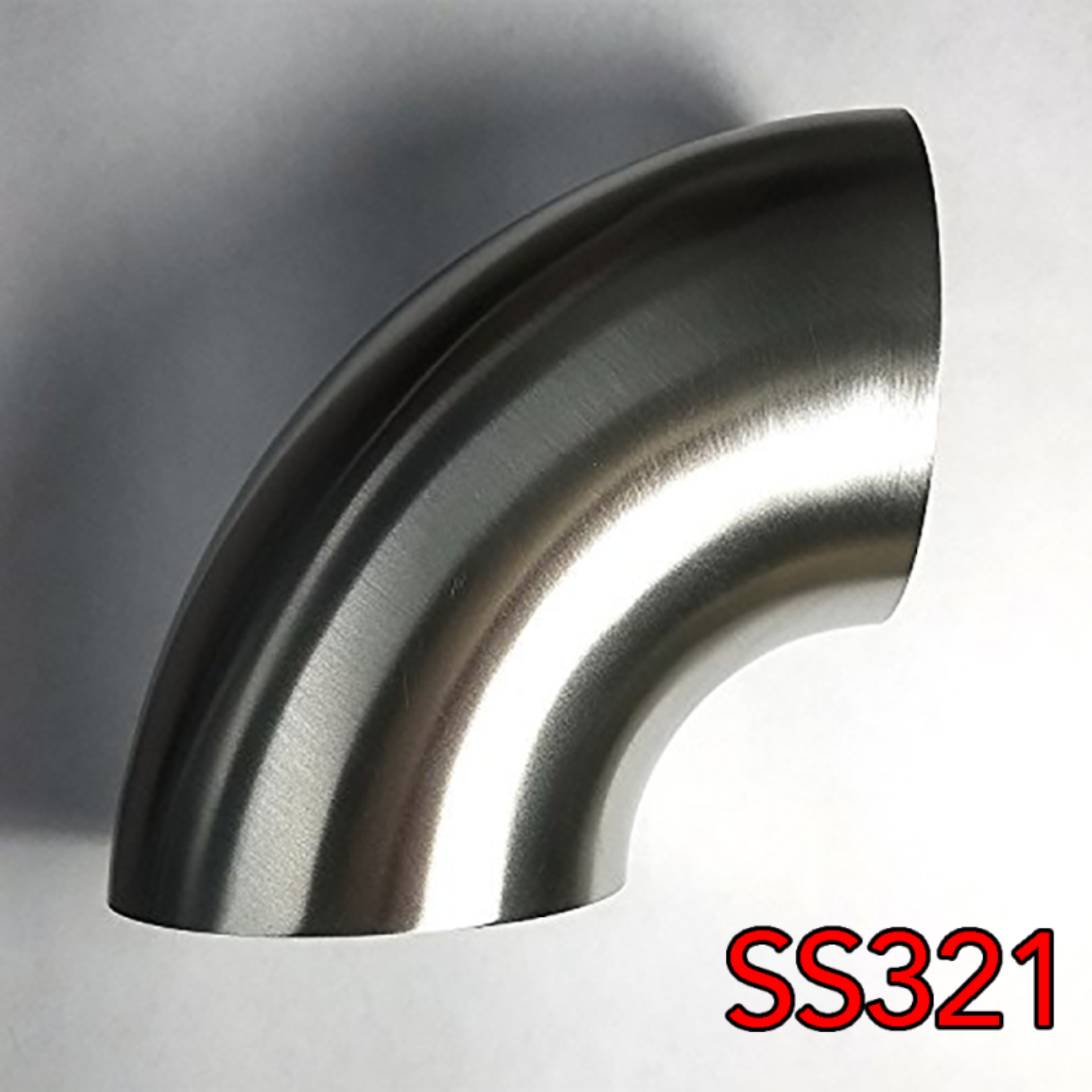 Picture of Stainless Bros 1.75 SS321 90 Deg Mandrel Bend Elbow - 1D Radius (No Leg)