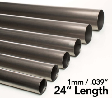 Picture of Ticon Industries 1in Diameter 24in Length 1mm/.039in Titanium Tube