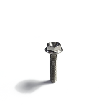 Picture of Ticon Industries Titanium Bolt Flanged M5x20x.8TP 8mm 6pt Head