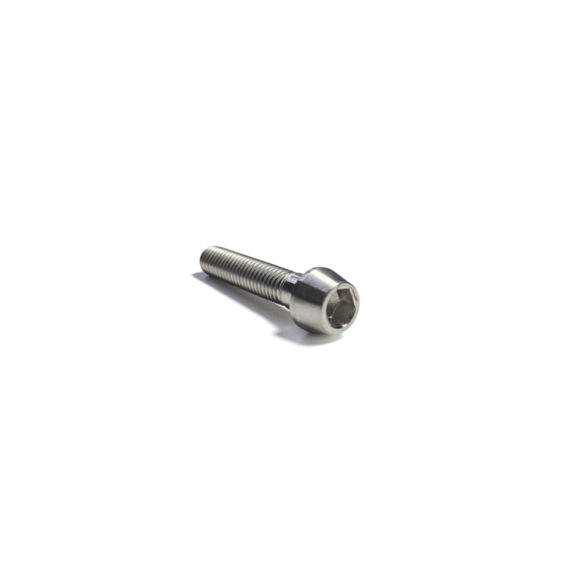 Picture of Ticon Industries Titanium Bolt Taper Cone M6x25x1TP 4mm Allen Head