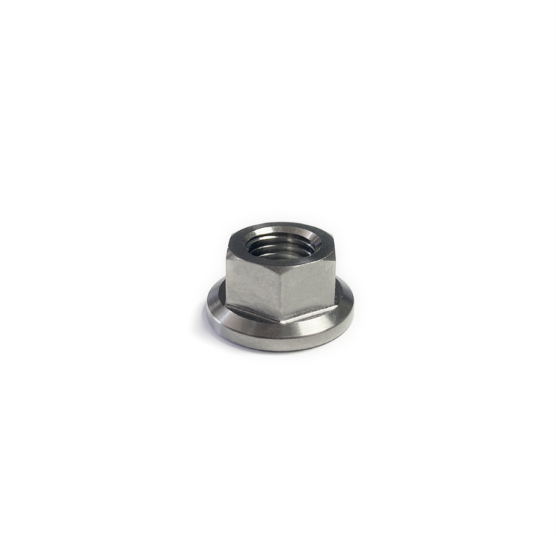 Picture of Ticon Industries Titanium Nut Flanged M6x1TP 10mm 6pt Head