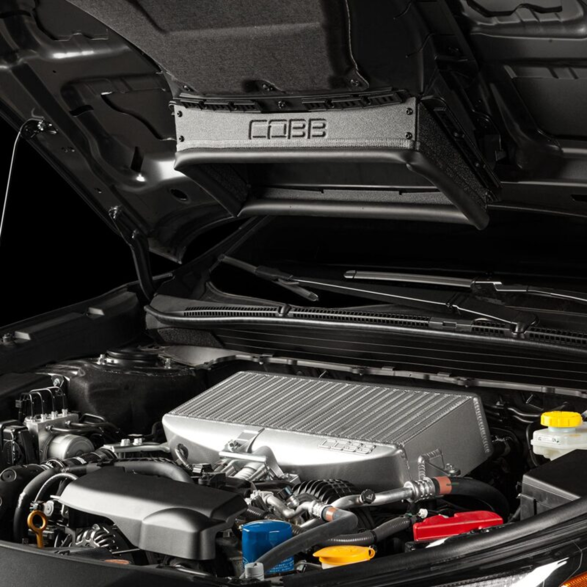 Picture of Cobb 20-24 Subaru Outback XT/Legacy XT/OB Wilderness Top Mount Intercooler Kit - Black