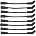 Picture of Moroso Ford 7.3L Godzilla 135 Deg Boots 8mm Unsleeved Ultra Ignition Wire Set - Black