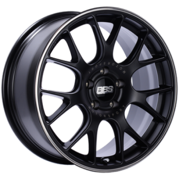 Picture of BBS CH-R 19x10 5x130 ET38 CB71.6 Satin Black - 82mm PFS/Clip Req.