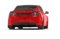 Picture of Rally Armor 21-26 Tesla Model S / S Plaid Black UR Mud Flap w/Red Logo