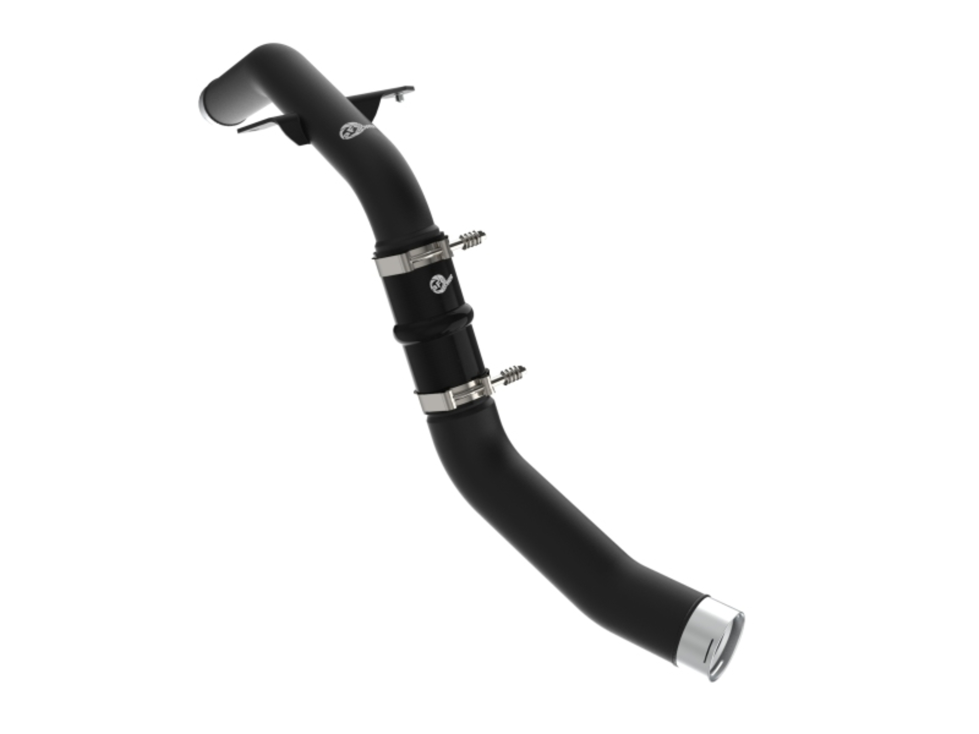 Picture of aFe RAM 1500 20-22 V6-3.0L (td) BladeRunner 2-1/2in & 3in Aluminum Hot Charge Pipe Black