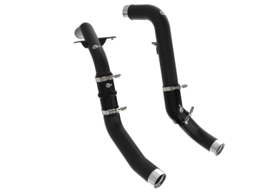 Picture of aFe RAM 1500 20-22 V6-3.0L (td) BladeRunner 2-1/2 in & 3in Aluminum Hot & Cold Charge Pipe Kit Black