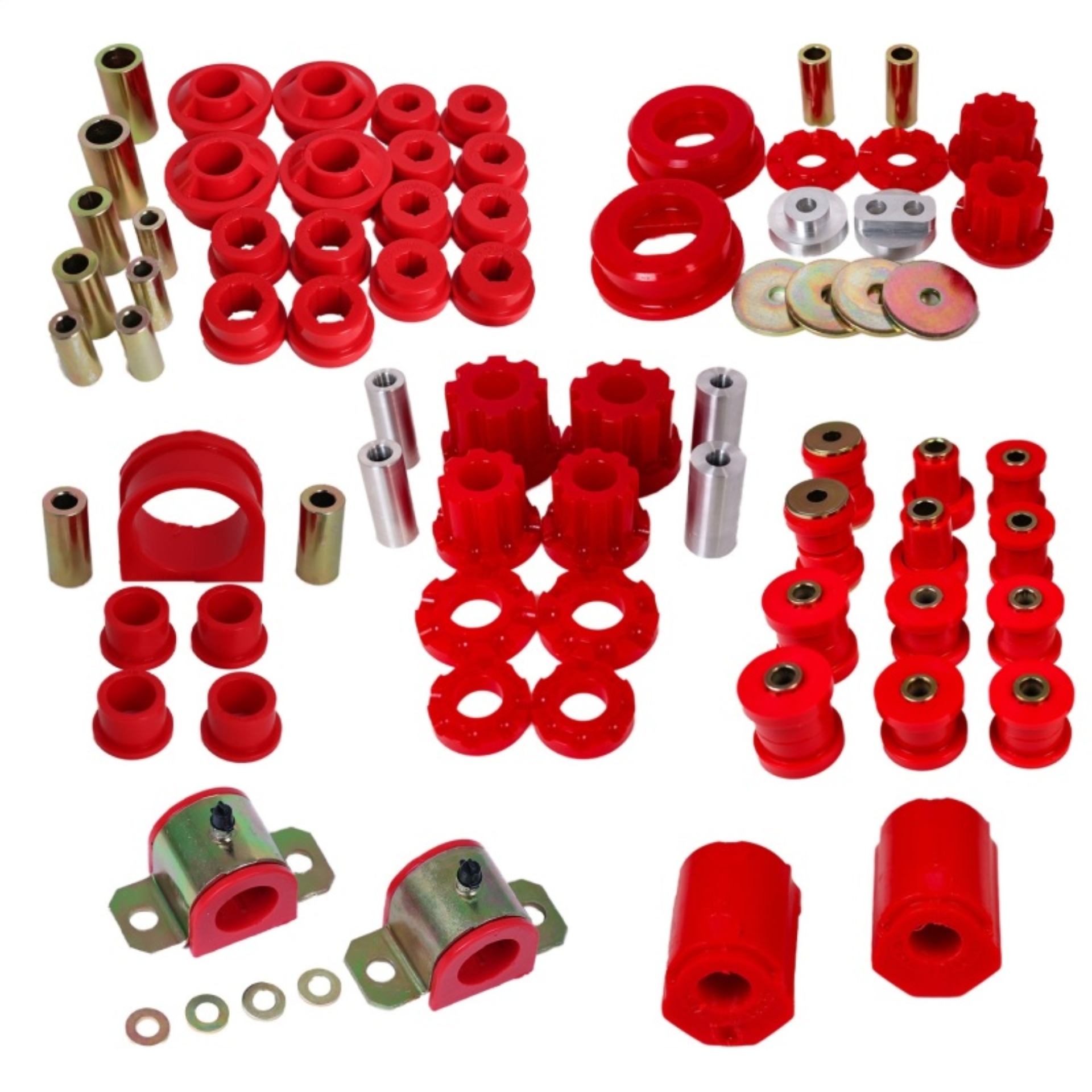 Picture of Energy Suspension 01-05 Lexus IS300 Hyper-Flex Master Bushing Set - Red