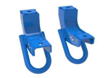 Picture of aFe Toyota Tundra 2022 V6-3.5L (tt) Front Tow Hook Blue