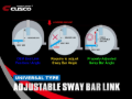 Picture of Cusco Universal Adjustable Front Sway Bar End Link Set(345mm-375mm)