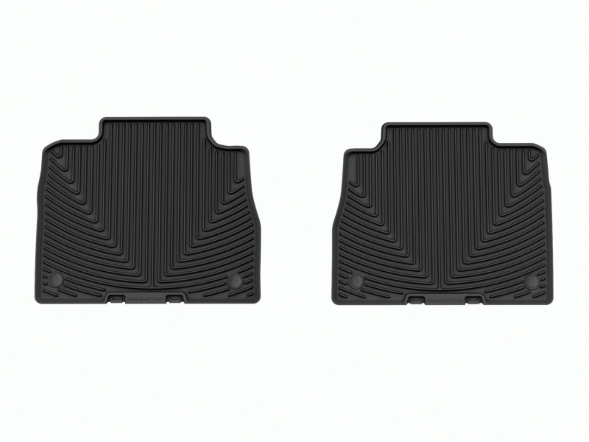 Picture of WeatherTech WT Rubber Mats-Rear-Blk Floor Mats - W607