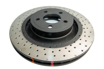 Picture of DBA 15-20 Ford Mustang GT (w/352mm Frt Rotor w/o Perf Pkg) Front 4000 Series Cross Drilled Rotor