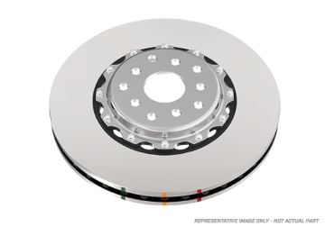 Picture of DBA 5000 Series Slotted Rings Brake Rotors - DBA52396BLKCSL
