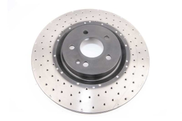 Picture of DBA 14-20 Mercedes-Benz CLA45 AMG (350mm Front Rotor) Front 4000 Series Cross Drilled Rotor