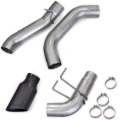 Picture of Banks Power 19-23 Dodge Ram Crew Cab 6.7L Cummins Monster Exhaust - SS Single Exhaust w/ Black Tip