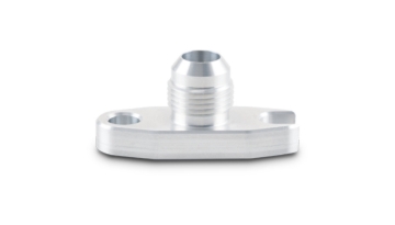 Picture of Vibrant 2.00in Bolt Hole -10AN Male Flare Aluminum Oil Drain Flange w/Crowfoot