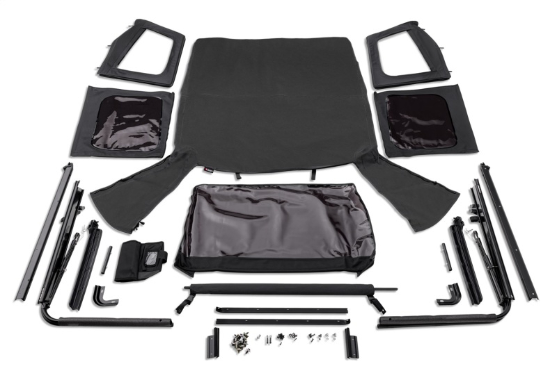 Picture of Rugged Ridge Complete Soft Top w/Black Frame 76-95 Jeep Wrangler CJ/YJ