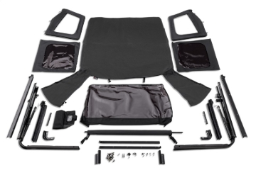 Picture of Rugged Ridge Complete Soft Top w/Black Frame 76-95 Jeep Wrangler CJ/YJ
