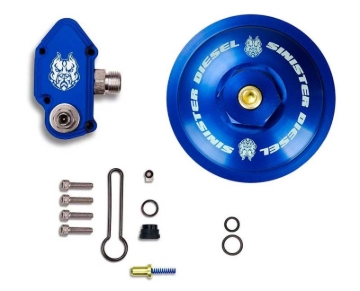 Picture of Sinister Diesel 03-07 Ford 6.0L Powerstroke Blue Spring Kit w/ Adjustable Billet Spring Housing