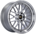 Picture of BBS LM 18x8 5x112 ET45 Diamond Silver Center / Diamond Cut Lip Wheel PFS/Clip Required