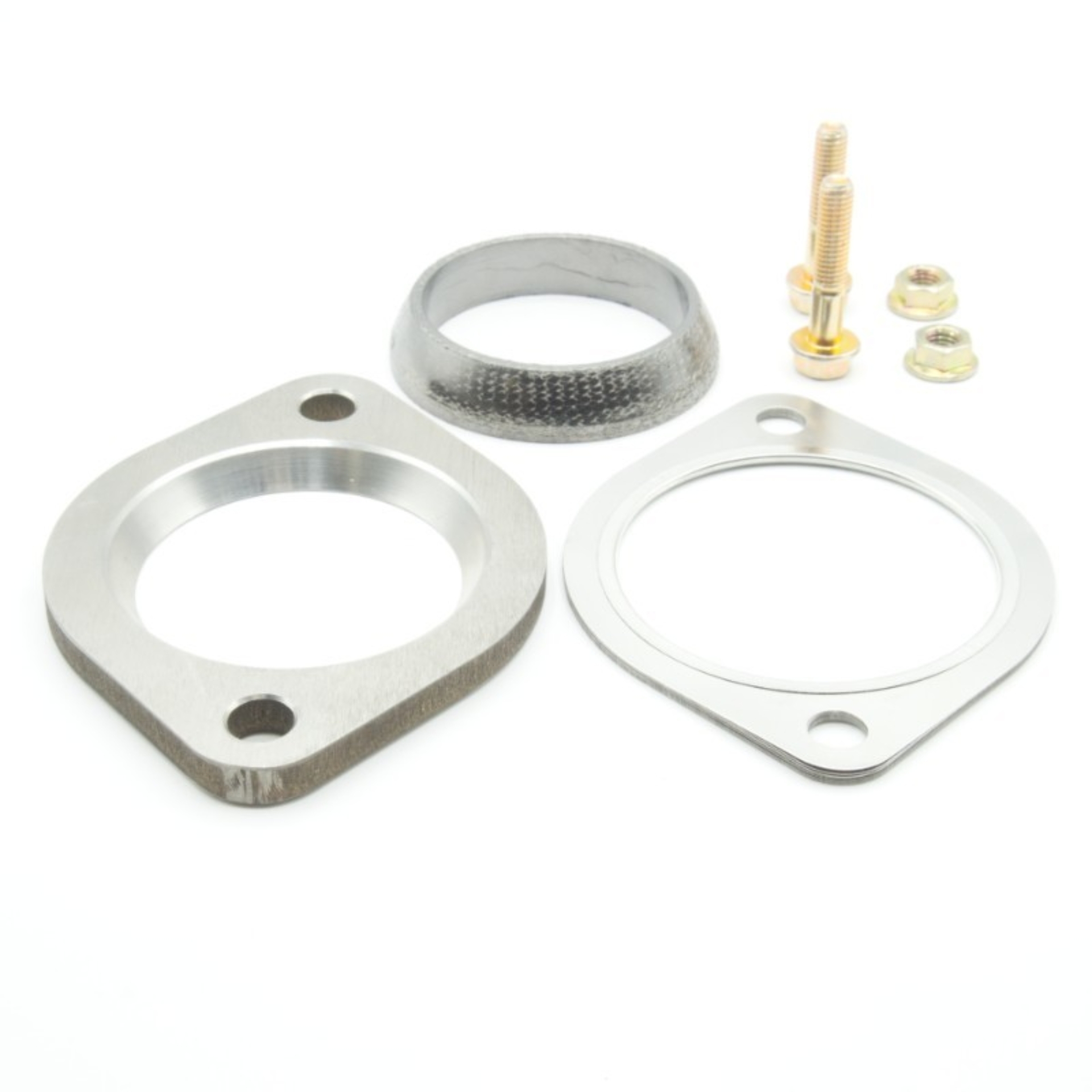 Picture of Turbo XS Subaru OEM Downpipe to 3in Cat-Back Adapter w/Stainless Steel & Donut Gasket