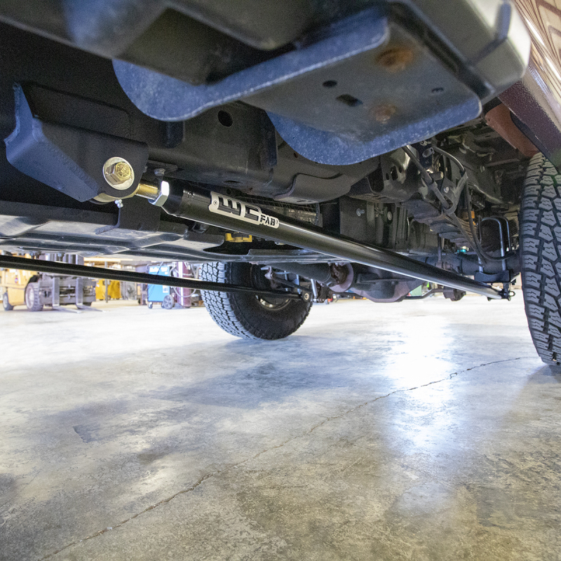 Picture of Wehrli 2011-2022 Ford Power Stroke SCLB & CCLB 68in Traction Bar KIT - Fine Texture Black